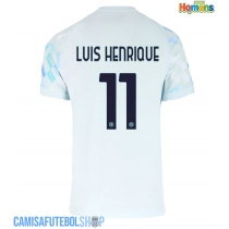 Camisa de time de futebol Inter Milan Luis Henrique #11 Replicas 2º Equipamento 2025-26 Manga Curta